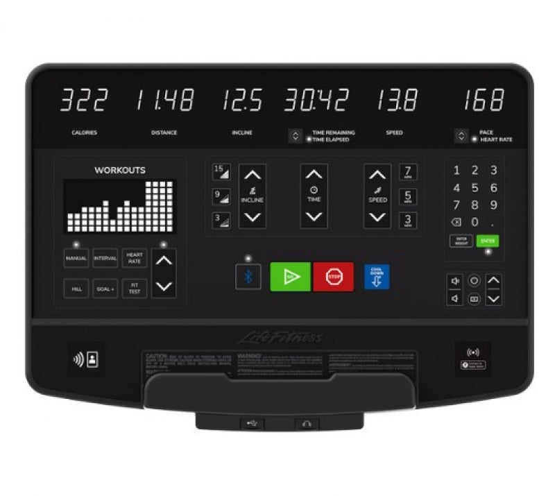 Life Fitness Aspire Recumbent Bike with SL Console, Arctic Silver Life Fitness Bike; Commercial 1680169892-2804