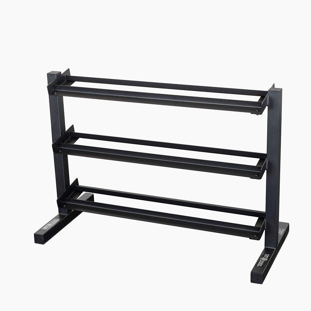 Body Solid 3 Tier Dumbbell Rack (Black)