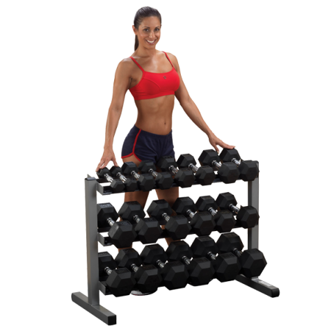 Body Solid GDR363 3-Tier Dumbbell Rack