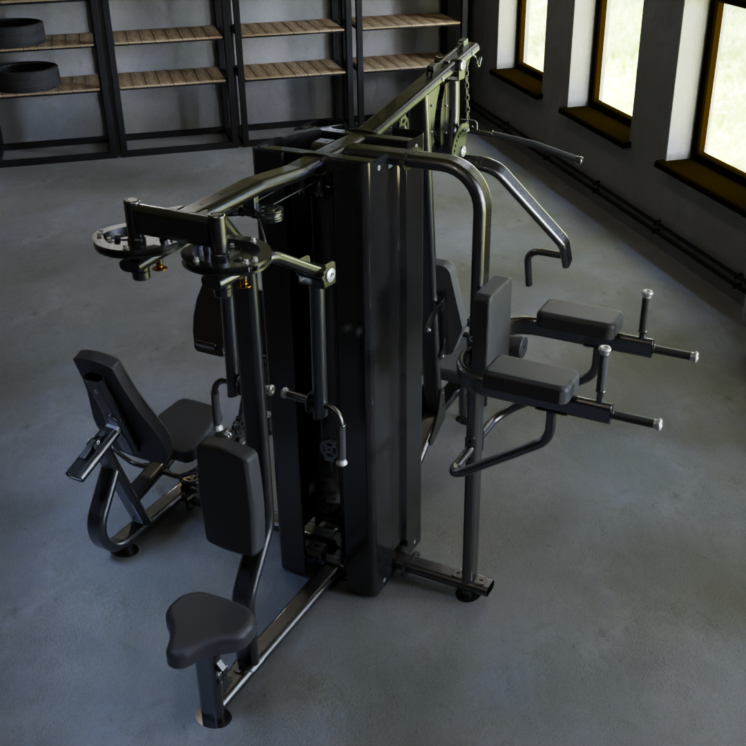 IRONAX X4S Four Station Multi-Gym Ironax Extreme Gyms EXM3000LPS, FSF3 IRONAXGYM10_181d7a2e-42cf-4480-acc4-9d07bad732c8