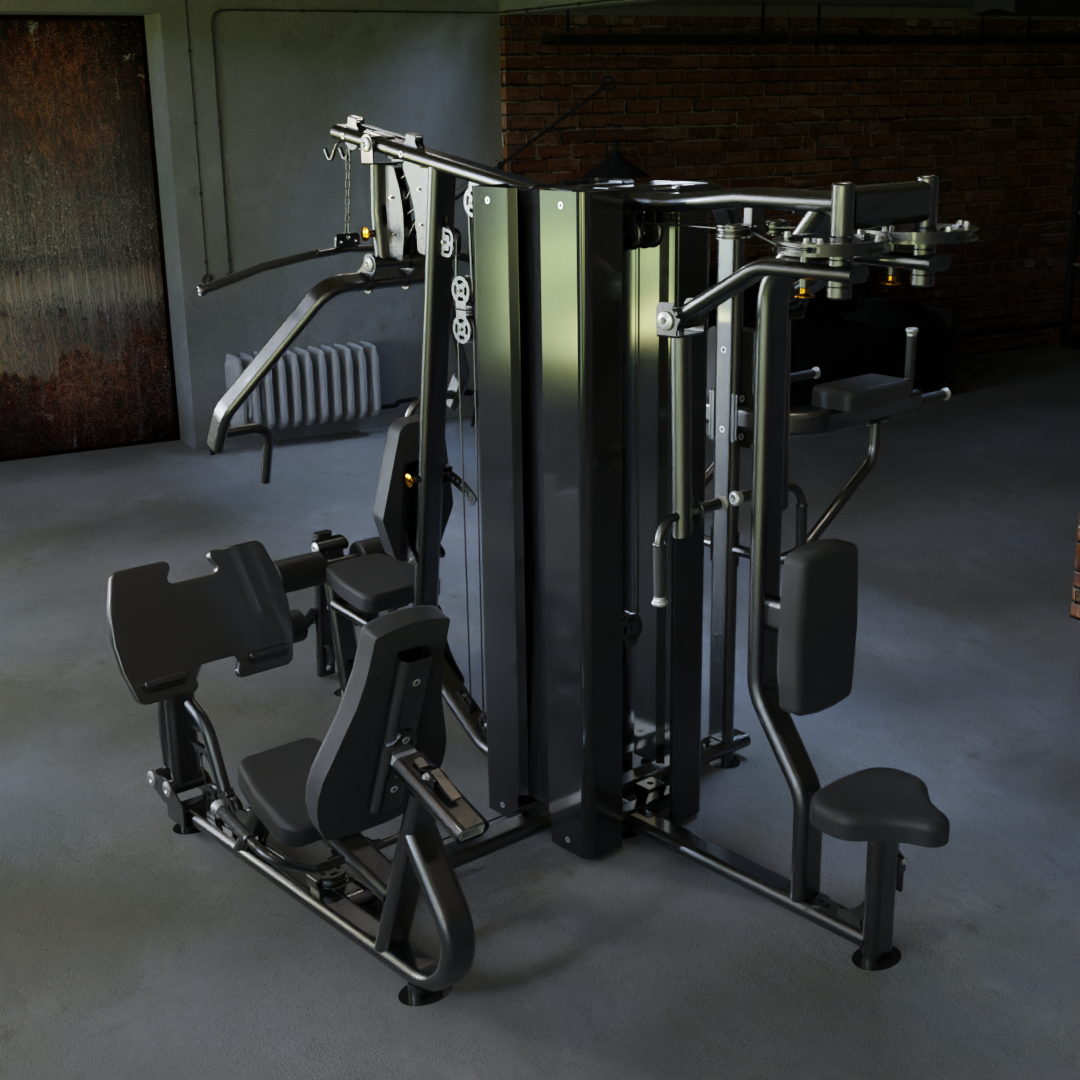 IRONAX X4S Four Station Multi-Gym Ironax Extreme Gyms EXM3000LPS, FSF3 IRONAXGYM11_981f8919-3b87-4cc9-81bb-aa0dd266b4af