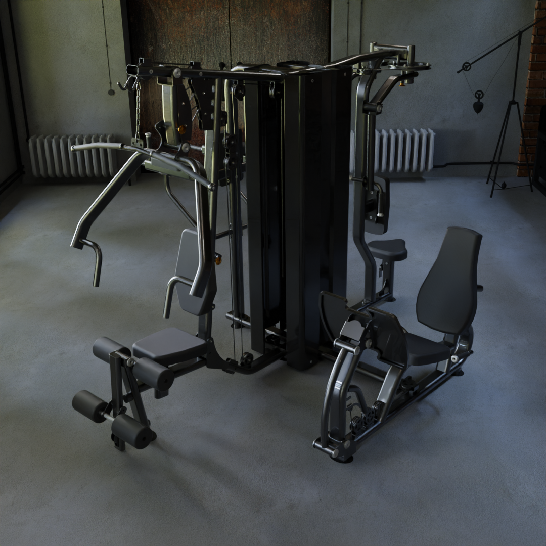 IRONAX X4S Four Station Multi-Gym Ironax Extreme Gyms EXM3000LPS, FSF3 IRONAXGYM8_ea828342-d108-4982-978e-4af904757ace