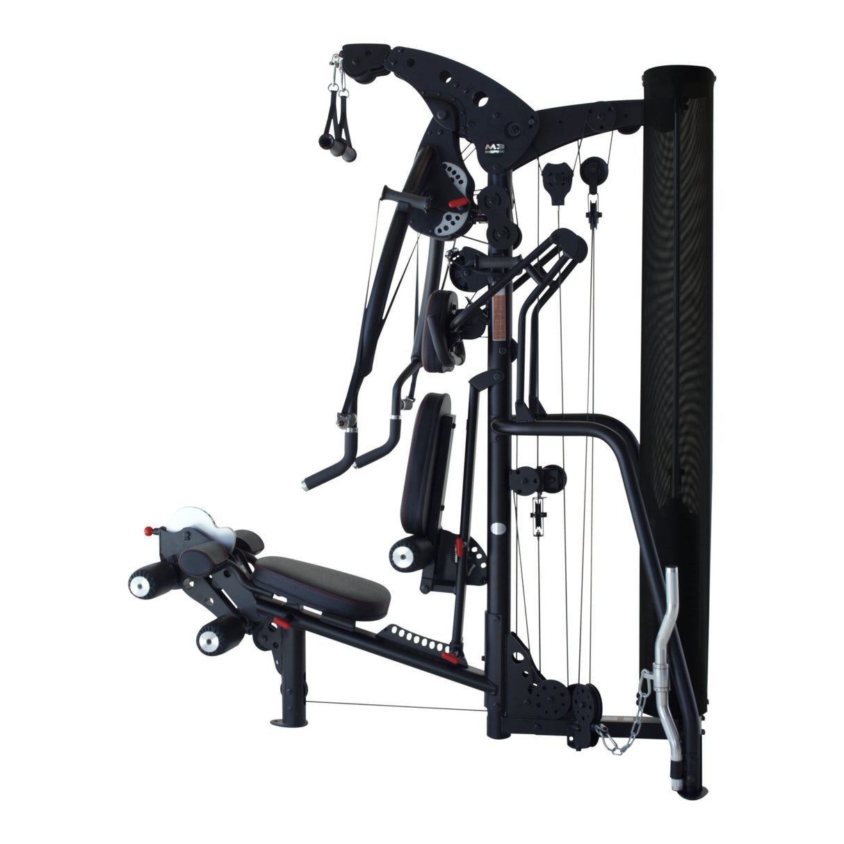Inspire M3 Multi Gym side view with cables and pulleys