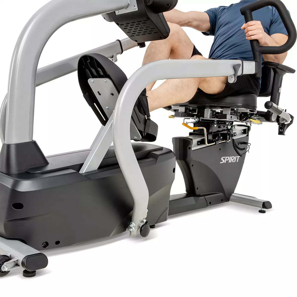 Spirit Fitness CRS800S Recumbent Stepper w/ Swivel Seat - Final Stock Spirit Steppers, recumbent steppers, Heavy , commercial l-f_3-4_bottom__jpg_fe9f5e1f-1309-4acc-972d-d79f38789aff