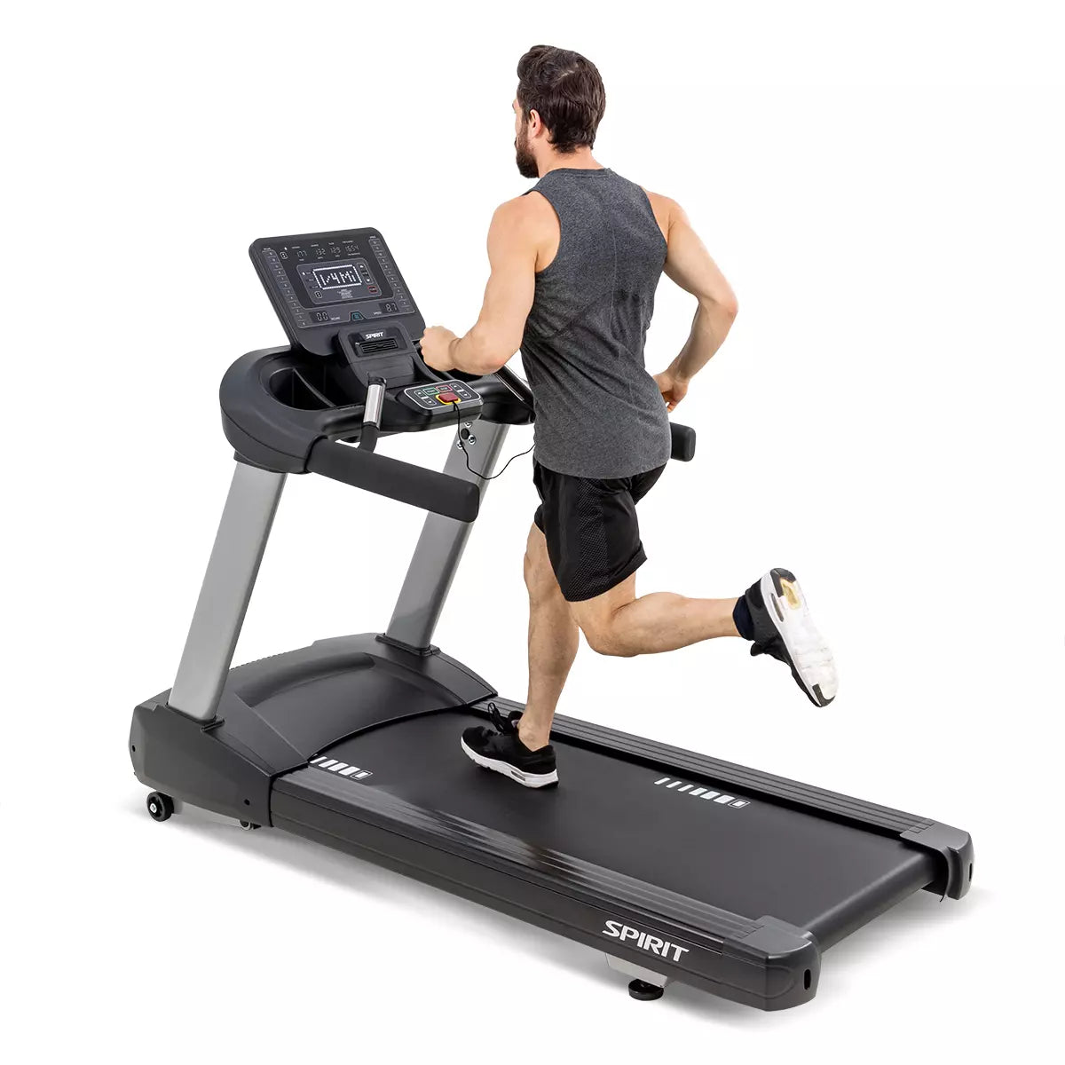 Spirit CT800 Treadmill - Final Stock Spirit Treadmill; Residentail Commercial Frame over 350lbs l-r_3-4_run_1__jpg_ddb56a82-17ef-4a27-8ffd-03cd97e9ee5d