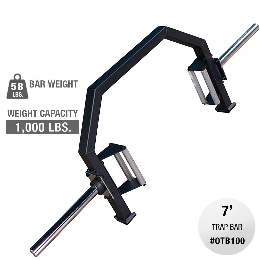 Body Solid OTB100 2" Olympic Open Trap Bar
