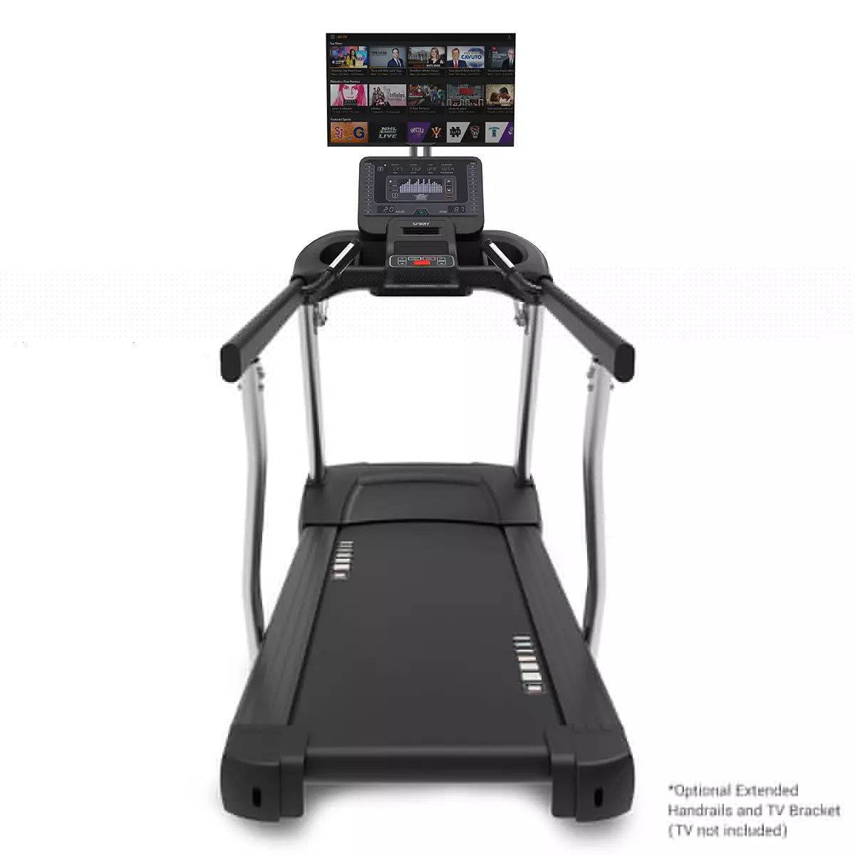 Spirit CT800 Treadmill - Discontinued Spirit Treadmill; Residentail Commercial Frame over 350lbs rear_view_tv_jpg