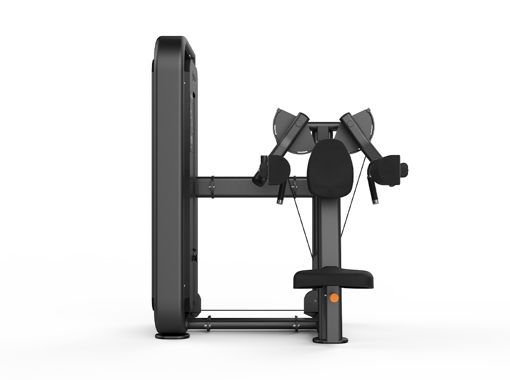 Shua G6805 Lateral Raise selectorized machine, studio render 3 of 4