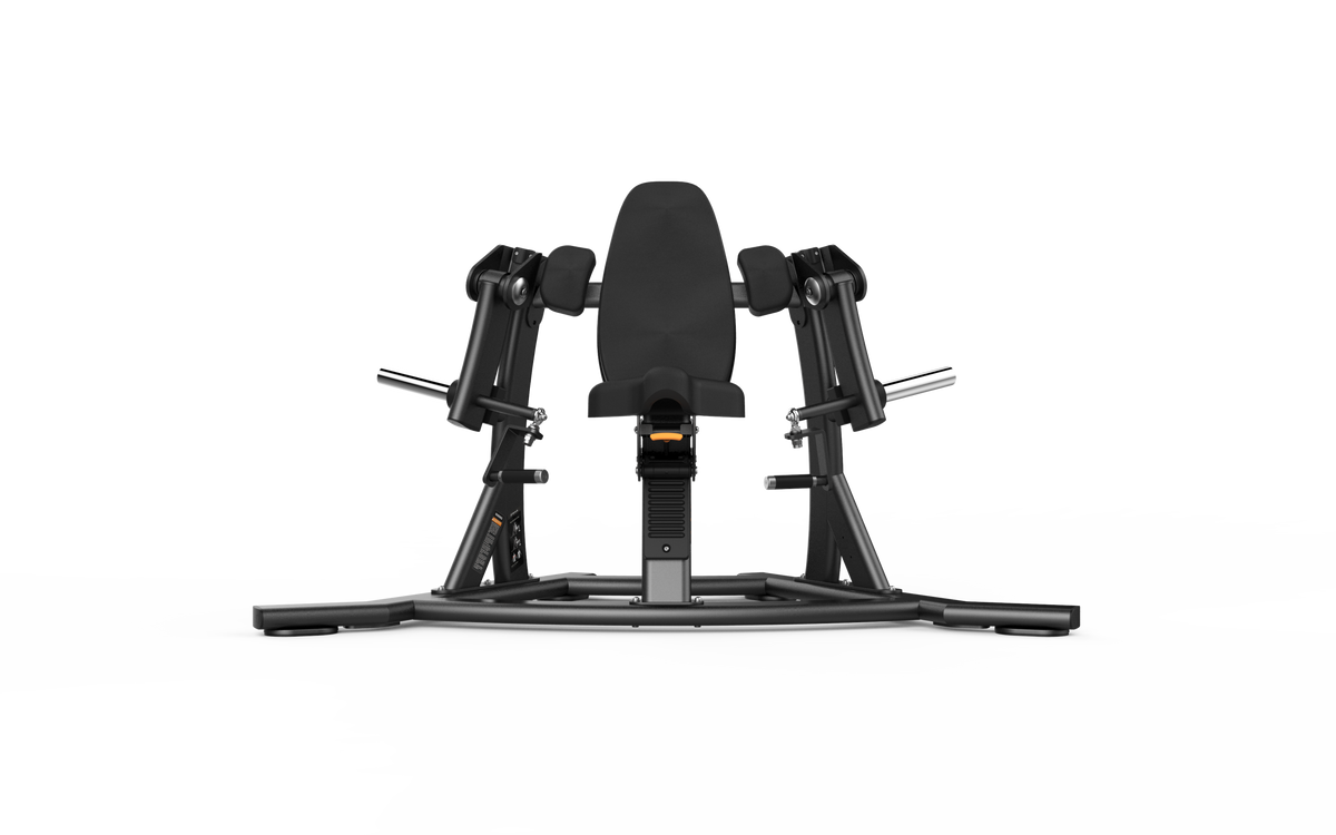 Shua G6906 Iso-Lateral Biceps Curl plate loaded machine, studio render 2 of 4