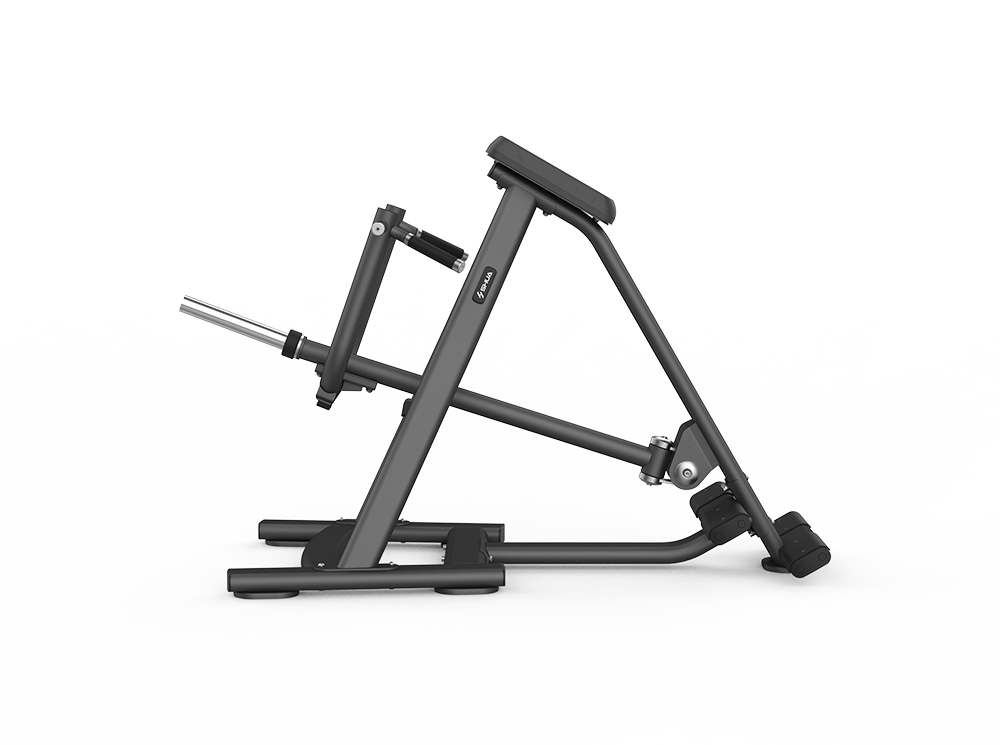 Shua G6921 T Bar Row plate loaded machine, studio render 3 of 4