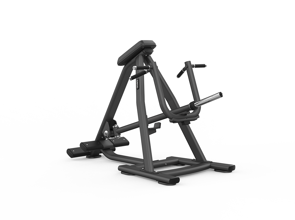 Shua G6921 T Bar Row plate loaded machine, studio render 4 of 4