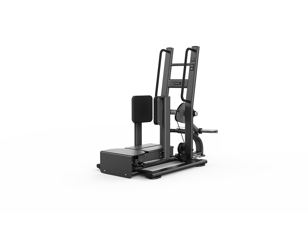 Shua G6923 Standing Abductor plate loaded machine, studio render 3 of 4
