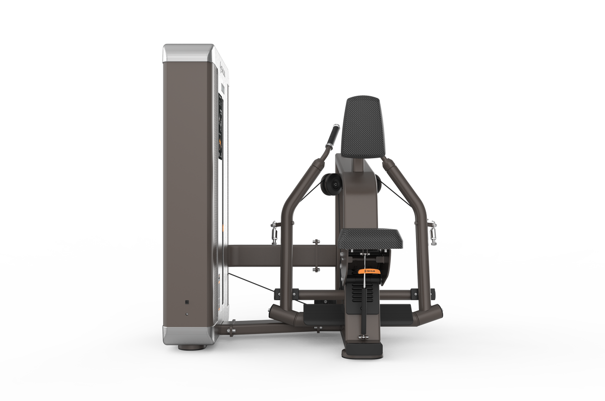 Shua G8804 Low Row selectorized machine, studio render 4 of 5