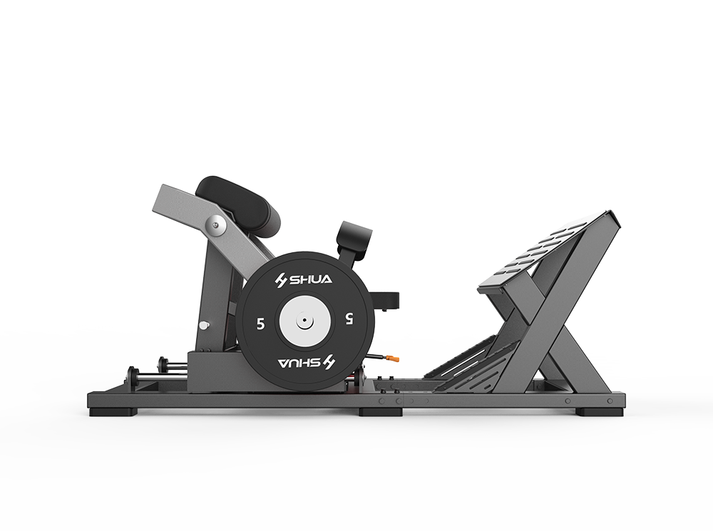 Shua G8928 Glute Trainer plate loaded machine, studio render 2 of 5