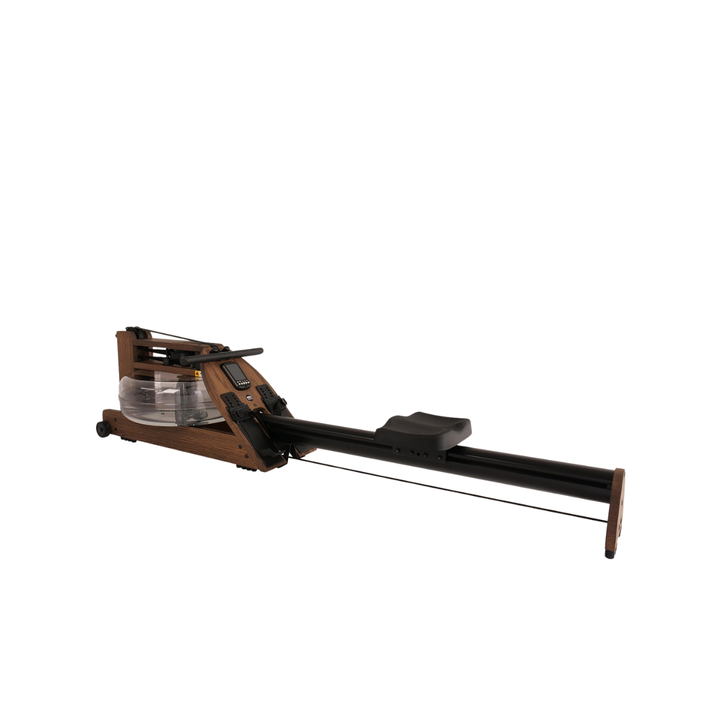 WaterRower Hybrid BLE angled view with seat and monitor