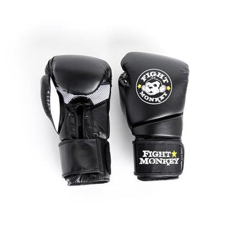 Fight Monkey 16oz Training Gloves - Discontinued Fight Monkey Aerobics; aerobic step, HR straps 2617-fm-boxing-white-lrg_large_73ecbacb-1c78-4994-922a-15736ab3d958