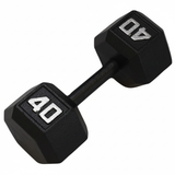 Gronk Cast Hex Dumbbell - Black 40 lb G&G Fitness Equipment Variant(s) - LBWeight 40