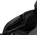 Jin 2.0 Massage Chair armrest close-up in black leather