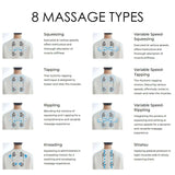 CirC3 MR380 Massage Chair eight massage types diagram