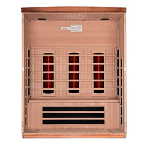 Dynamic Full Spectrum "Lugano" FAR Infrared Sauna  with Hemlock Wood