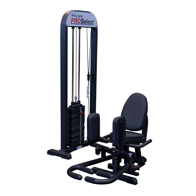 Body Solid - GIOT Inner/Outer Thigh Machine Body Solid Selectorized, single stack, assembly required GIOTB-with-STK_0O2A4929-hero-2500__43412