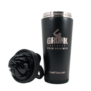 Ice Shaker, Gronk Fitness 20oz Black