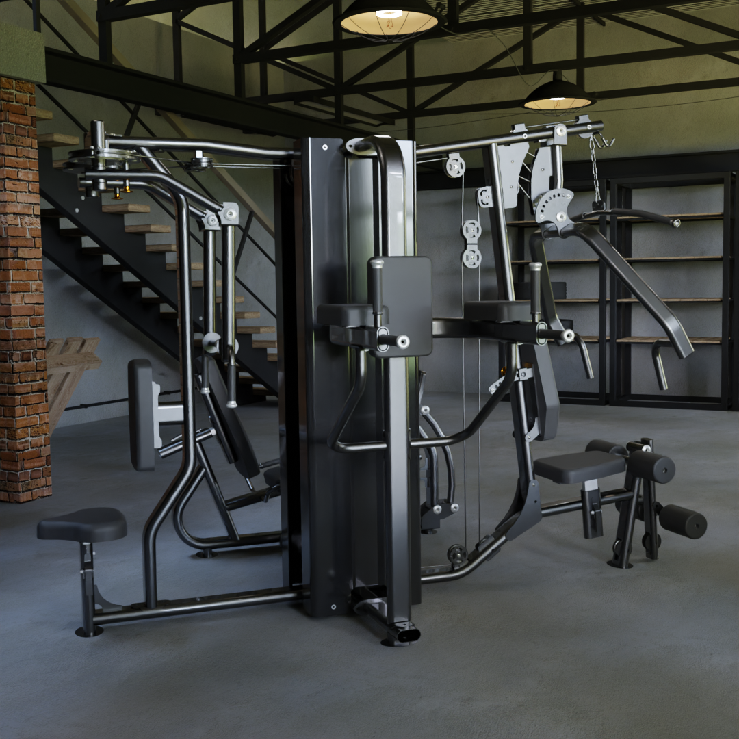 IRONAX X4S Four Station Multi-Gym Ironax Extreme Gyms EXM3000LPS, FSF3 IRONAXGYM9_0727a320-1793-4ab2-a4ef-0956d6ecabf6