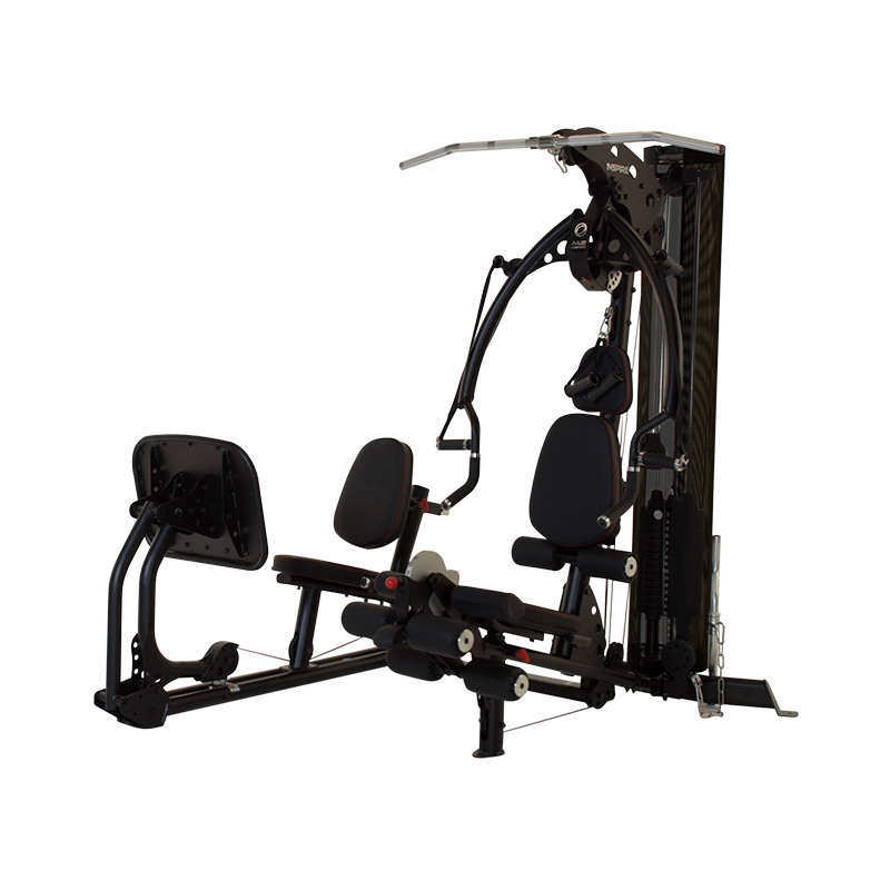 Inspire M3 Multi Gym with leg press attachment side view