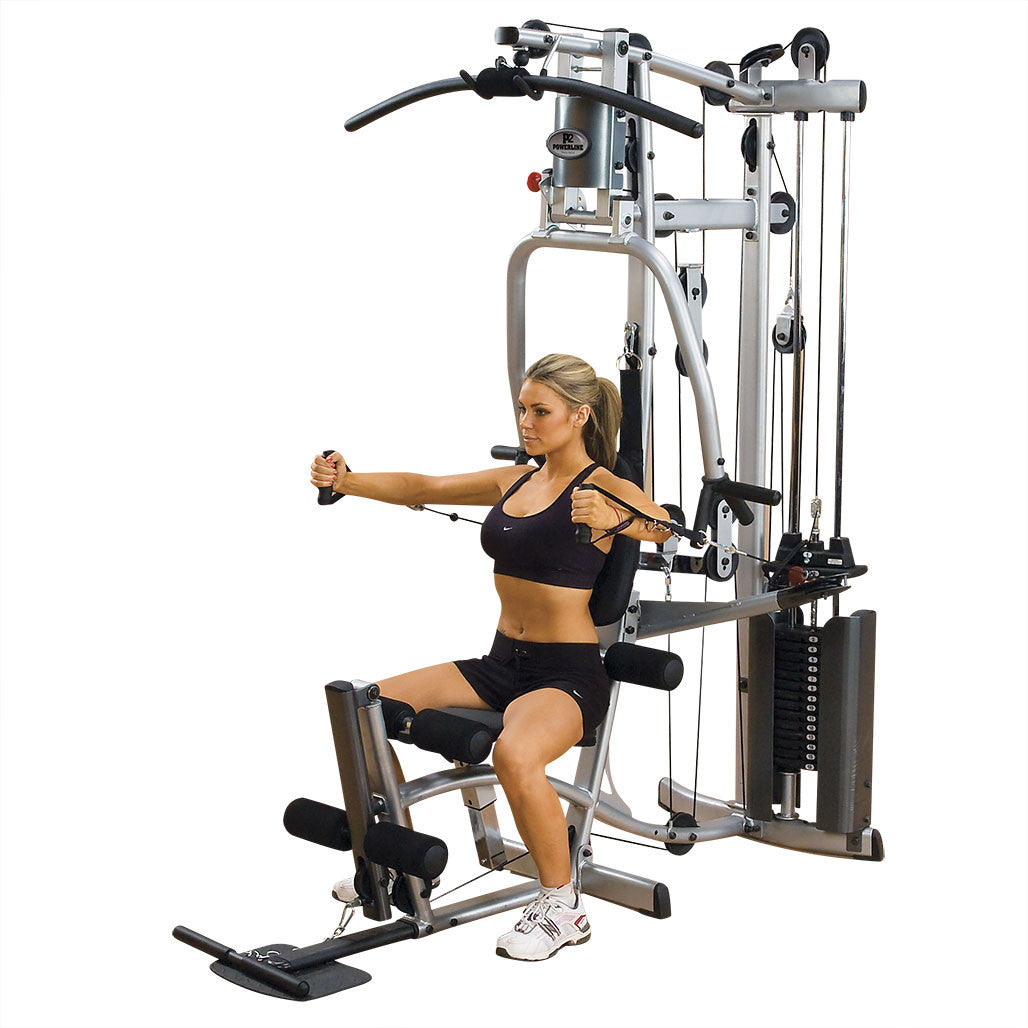 P2X Multi-Station Gym w/Leg Press Attachment & 260 lb Weight Stack