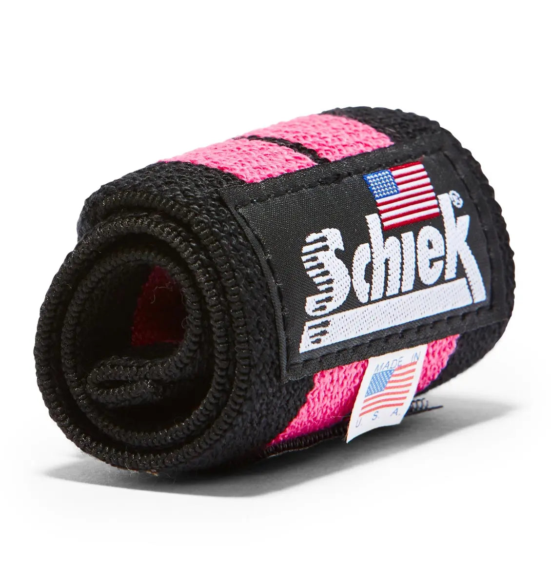 Schiek 12inch Heavy Duty Wrist Wraps (Pink) Schiek Wearables; gloves, elbow sleeves, knee sleeves, dip belts, vests, ankle/wrist weights Pink-Line-Wrist-Wraps-Schiek-Sports-54910570