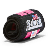 Schiek 12inch Heavy Duty Wrist Wraps (Pink) Schiek Wearables; gloves, elbow sleeves, knee sleeves, dip belts, vests, ankle/wrist weights Pink-Line-Wrist-Wraps-Schiek-Sports-54910570