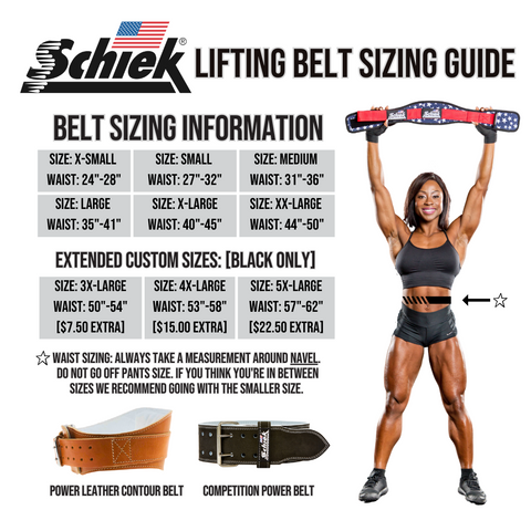 Schiek Model 510 Cross Training, Biking, Cycling, & Fitness Gloves Schiek Variant(s) - Size SCHIEK_LIFTING_BELT_SIZING_GUIDE_1_480x480_8e195708-8803-40a2-85d4-87c7824fd5be