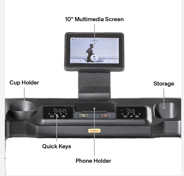 Inspire T4S Treadmill with 10 Inch Touchscreen