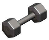 Gronk Cast Hex Dumbbell - Black 95 lb G&G Fitness Equipment Variant(s) - LBWeight b2e045d4-40ed-ee11-8428-0aa4e80801fd_SDB-095_.