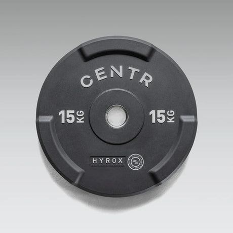 Centr HYROX Official Competition Edge Bumper Plate 15 kg Hyrox Variant(s) - KGWeight competition-edge-bumper-plate-317467