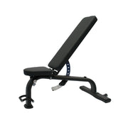Side view of Gronk Fitness adjustable bench in incline position