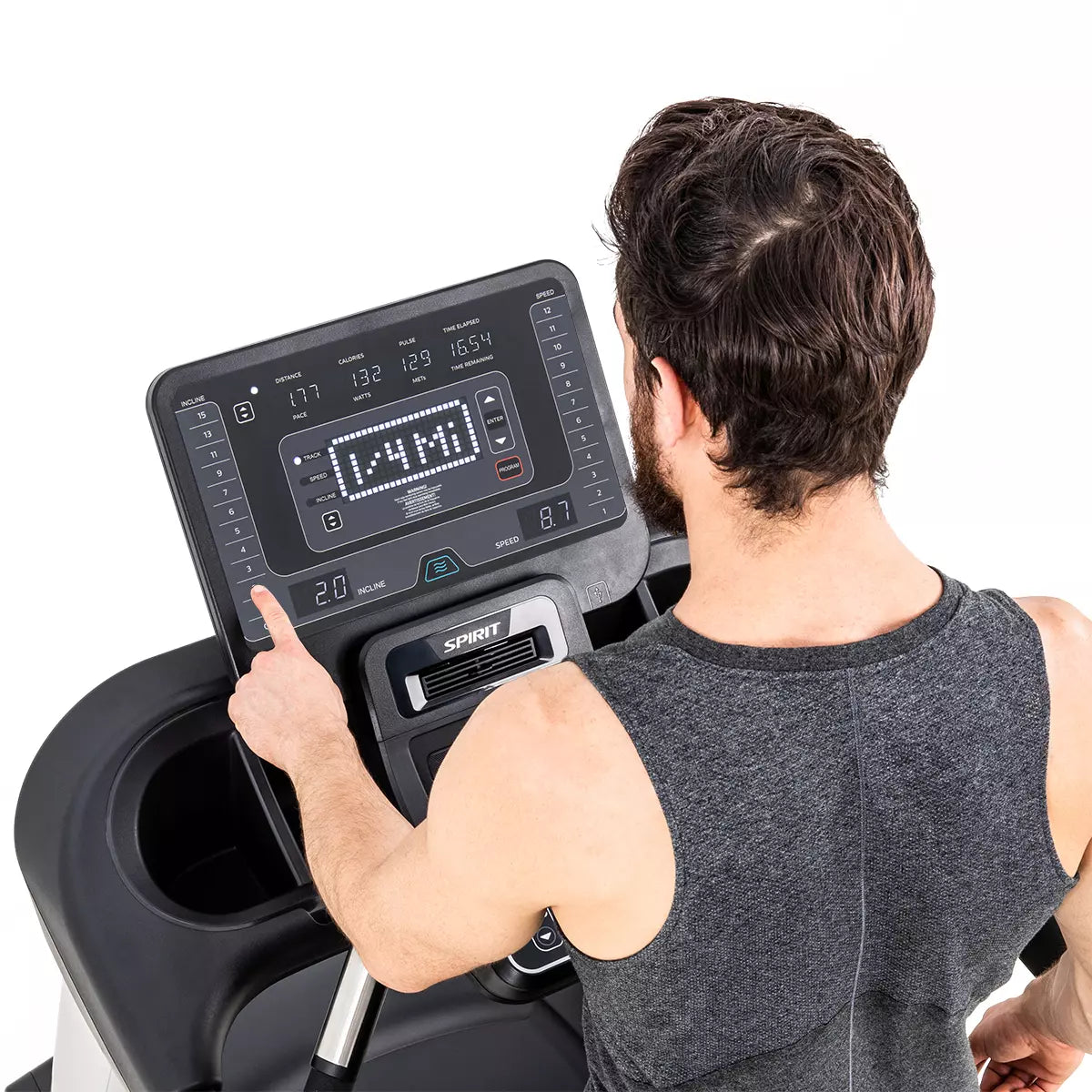 Spirit CT800 Treadmill - Final Stock Spirit Treadmill; Residentail Commercial Frame over 350lbs display_direct_incline_jpg_b5a53b5d-dc6d-47d2-bfe9-499e7b7963cd