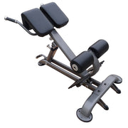Element Fitness hyper extension bench angled view
