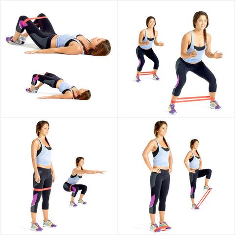 Resistance Exercise Band (Mini-Band) Level 3 Element Fitness Bands and tubing element-fitness_resistance-exercise-bands-mini-bands-level-3_view-3