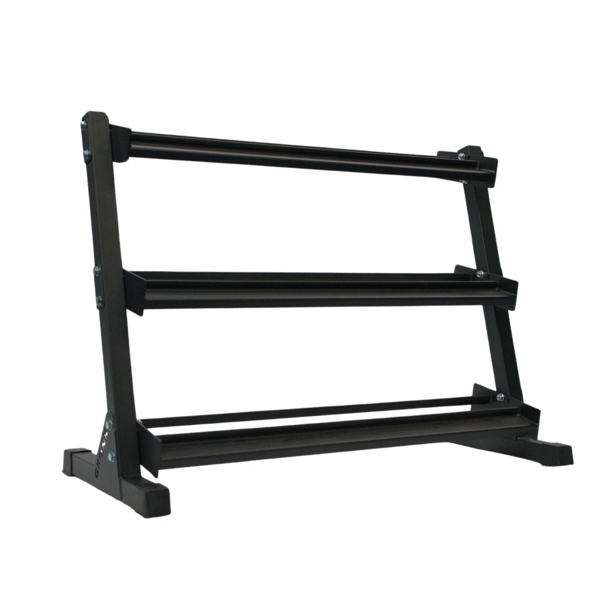 Gronk Fitness 3-Tier Dumbbell Storage Rack Gronk Fitness Products Dumbell racks, power block stand, plate and bar storage, kettlebell racks, ball racks gronkfitness_3-tier-dumbbell-storage-rack_view-3_788be8b5-ebe7-40e4-a07a-24626acd423c
