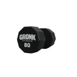 Dumbbell, 10 sided Urethane, Gronk, 80b - Final Stock Gronk Fitness Products Dumbbells gronkfitness_dumbbell-10-sided-urethane-gronk-80b-discontinued_main