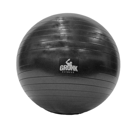Gronk Fitness G2 black stability ball with pump