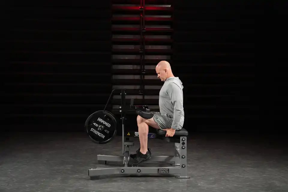 Hammer Strength Plate-Loaded Seated Calf Raise Life Fitness Plate Loaded hammer-strength_plate-loaded-seated-calf-raise_detail