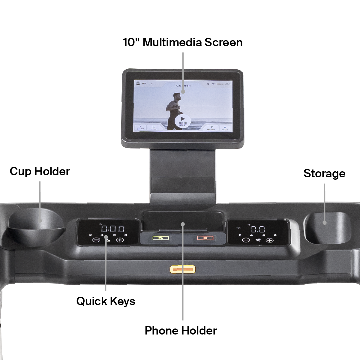 Inspire T4S Treadmill with 10 Inch Touchscreen