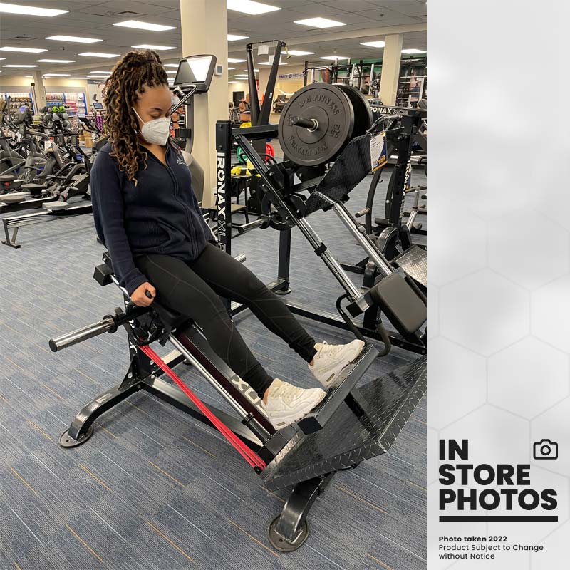 IRONAX XCL Compact Leg Sled Ironax Modular; preacher curl, vkr, ab, roman chair ironax_xcl-compact-leg-sled_view-4