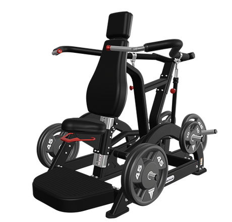 Nautilus Leverage Elite Shoulder Press — studio front view