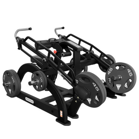Nautilus Leverage Tricep Dip — loaded with plates