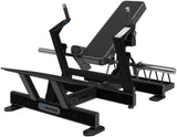 Nautilus Glute Drive side view with padded bench