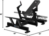 Nautilus Glute Drive with dimensions labeled