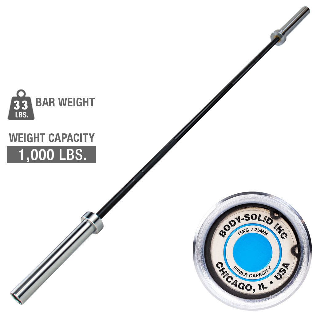 Body Solid OB79EXT 2" Olympic Lightweight Extreme 2" Olympic Bar